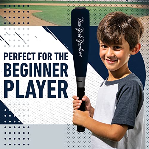 Image of MLB York Yankees Team Jumbo Foam Bat and Ball Set, 21-Inch, Blue