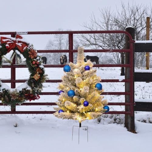 Décoration d'arbre de Noël extérieur pour illuminer vos allées