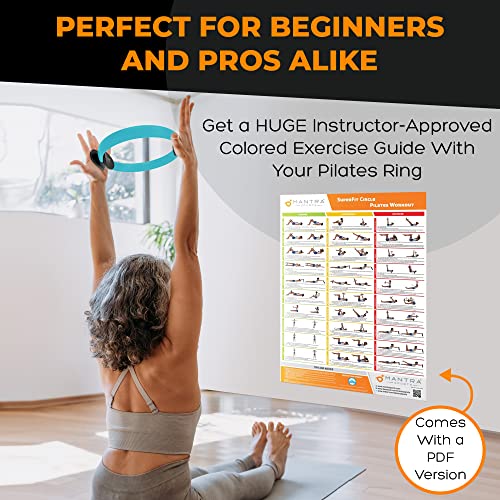 image for MANTRA SPORTS Pilates Ring Circle, Magic Circle Pilates Ring, Inner Th