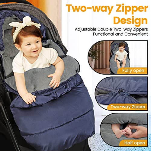 Image of Orzbow Universal Stroller Footmuff, Winter Baby Bunting Bag, Weather-Proof