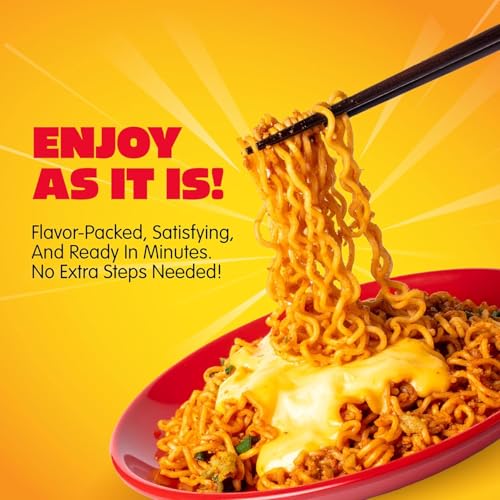 Image of Mi Sedaap Korean Cheese Buldak Spicy Chicken Ramen Noodles, Pack of 5