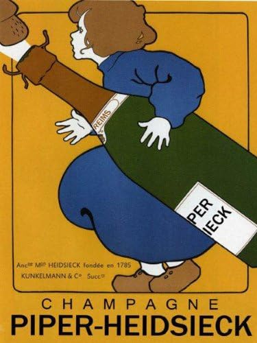 Пару постеров старой рекламы алкоголя. Шампанское Пайпер-Хайдсик Пару постеров старой рекламы алкоголя. Шампанское Пайпер-Хайдсик История,Алкоголь,Вино,Реклама