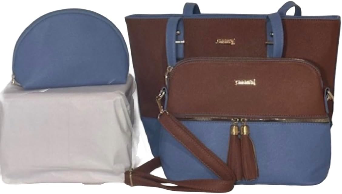 Women Fashion Handbag set, Designer satchel purse and wallet set Elegant Tote Shoulder Crossbody bag Set 3 PCS - Image 7