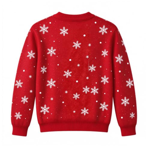 Ugly Christmas Sweatshirts for Women Funny 3D Graphic Xmas Pullover Tops - image 6