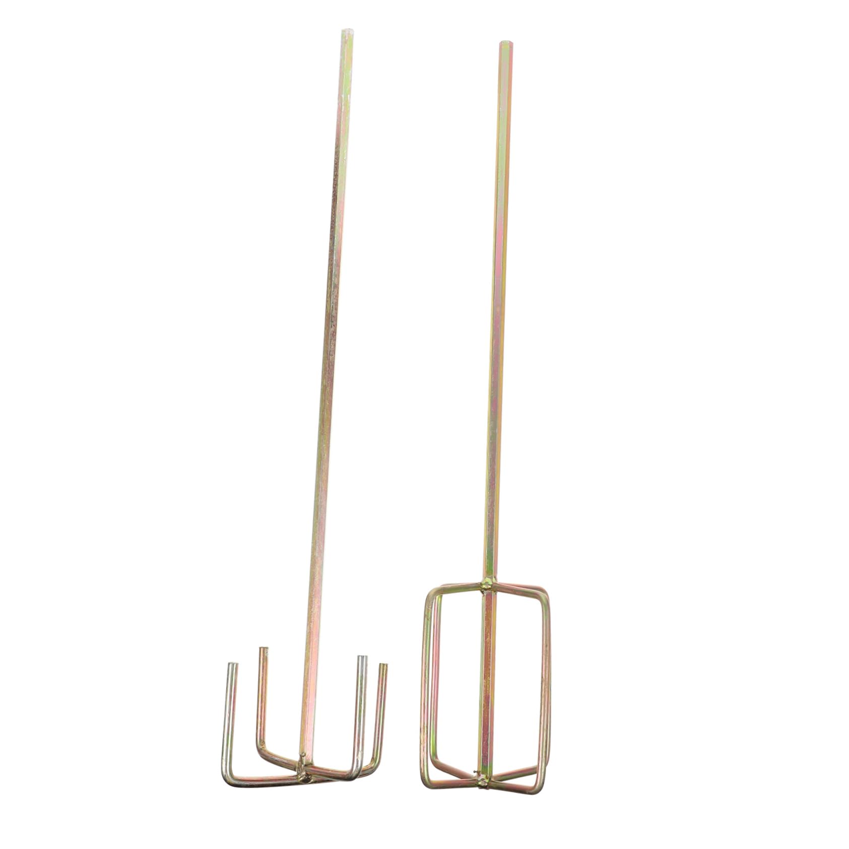 OSALADI Drill Mixer Attachment for Electric Drill Hexagonal Head Mud Mixing Paddle Paint Blender for Construction