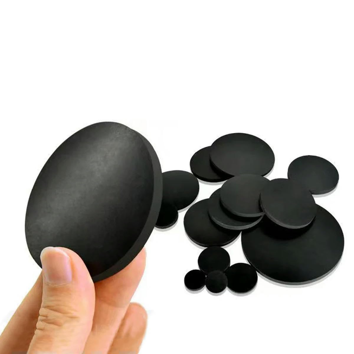 10 pz Solido Rotondo Foglio di Gomma Nitrile Guarnizioni di Tenuta Pad Dia 10/15/20/30/40/50/60/70/75/80/85/90/100mm di Spessore 1/1.5/2/3/4/5mm-90mm- 5 mm