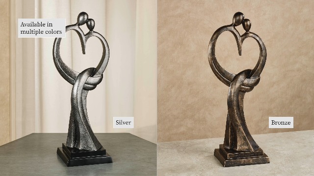 Escultura Everlasting Love Acabado Bronce 20 Pulgadas miniatura 6