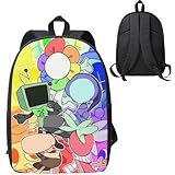 CYGMRFH Cartoon Abenteuer Schulrucksack Kinder Leichter Cartoon Rucksack mit Seitentaschen Großer Kinderrucksack für Jungen und Mädchen Vorschule Grundschule Reisen