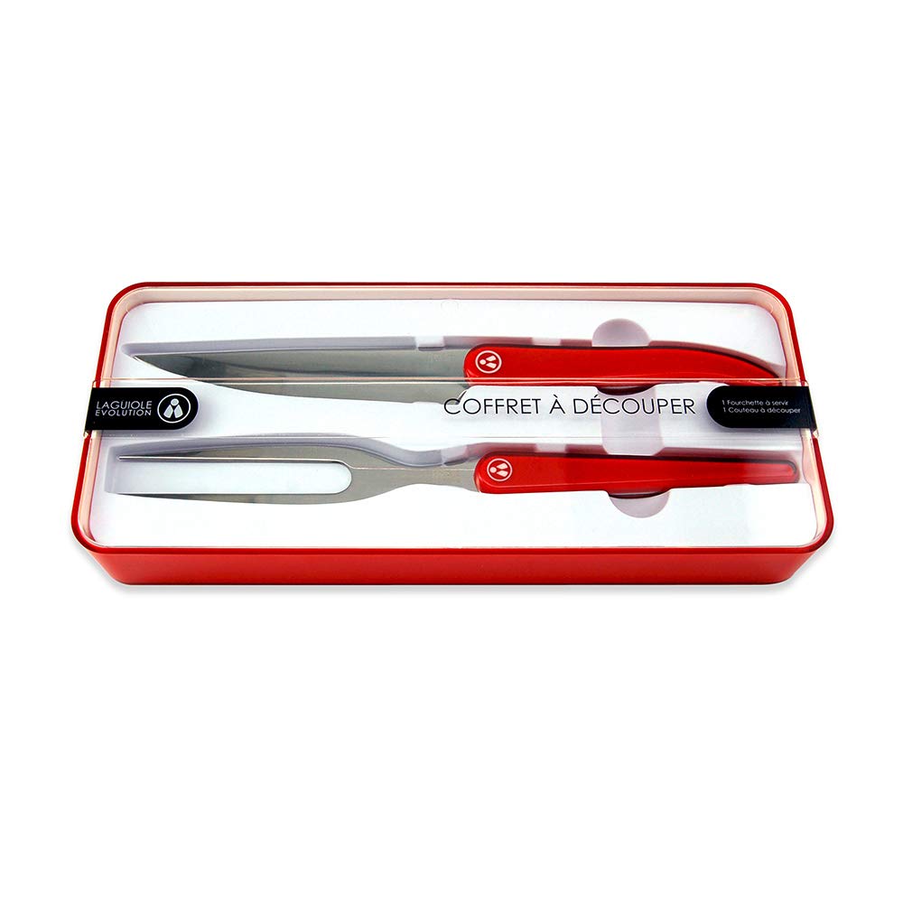 Service à Découper Laguiole : Fourchette Et Couteau, Véritable Laguiole Thiers (occasion)