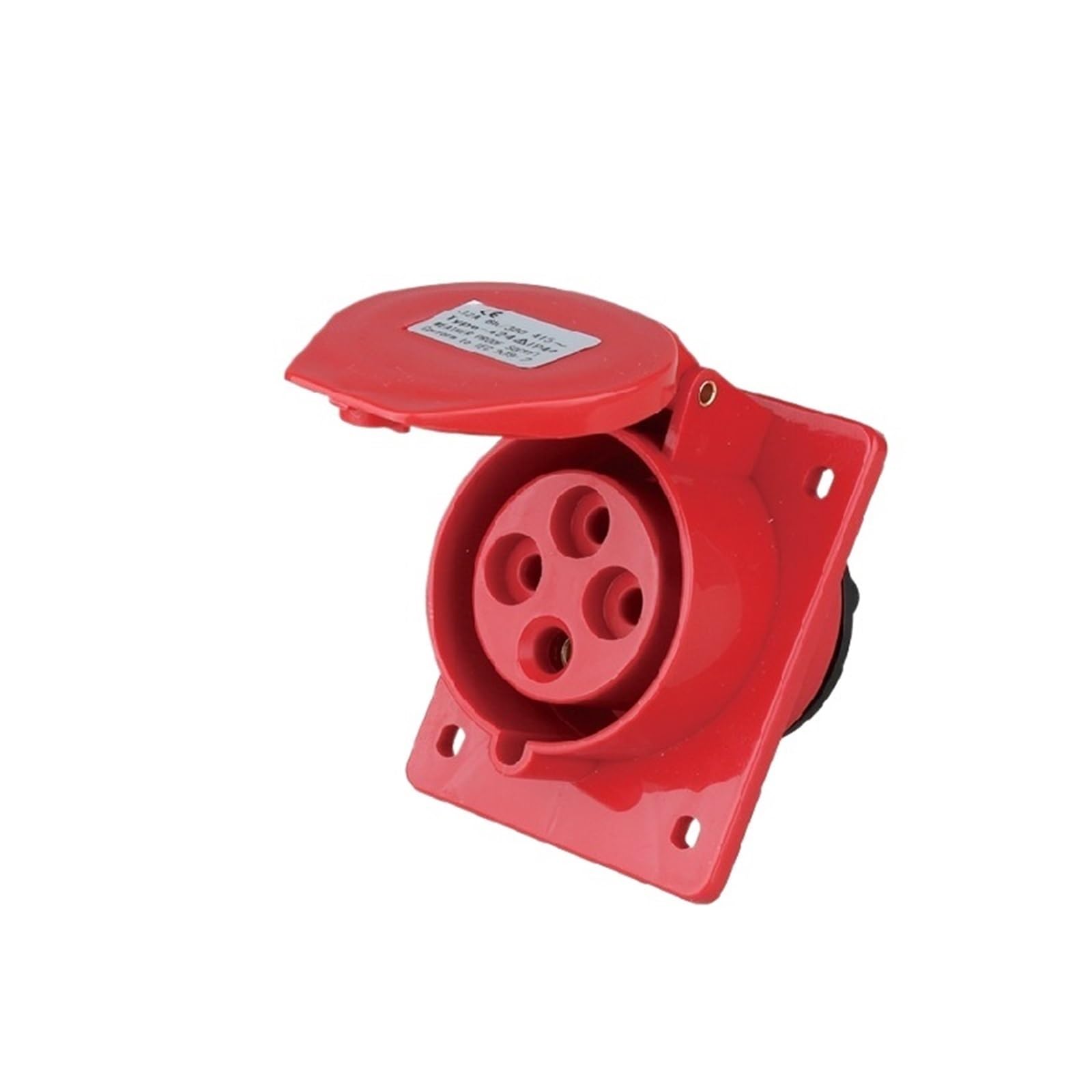 Enchufe industrial impermeable 425 de 5 núcleos para empotrar 16A/32A