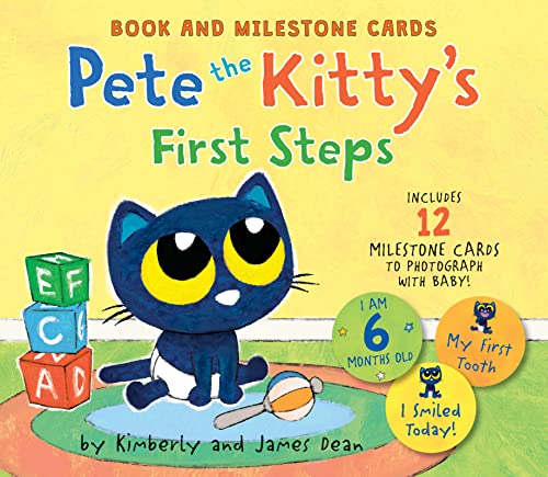 Image of Pete the Kitty’s First Steps: Book and Milestone Cards (Pete the Cat)