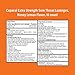 Cepacol Extra Strength Sore Throat Relief Lozenges, Honey Lemon Cough Drops, Maximum Numbing- Fast Acting Sore Throat, Mouth & Canker Sore Pain Relief with Benzocaine & Menthol, 16 Count