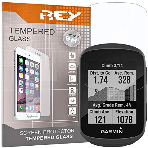 Pack 3x Pellicola salvaschermo per GARMIN 130 - EDGE 130 PLUS, Pellicole salvaschermo Vetro Temperato 9H+, di qualità Premium