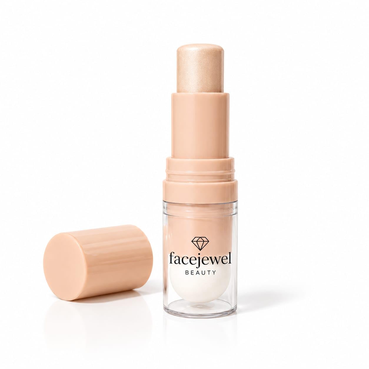 Highlighter Stick For Women - Bronze | Concealer Blush Contour | Highlighter For Face Makeup With Puff | Long Lasting | All Skin Type Pack OF-1-image-43