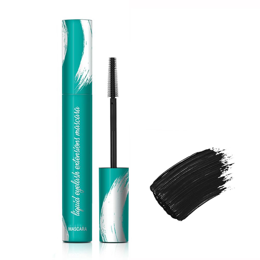 Azonee Liquid Mascara for Woman, , Lash Lengthening Volumizing, Lasting Eyelash Styling, Waterproof, No Halo Staining Mascara, Makeup Accessories, 0.38oz (Black)