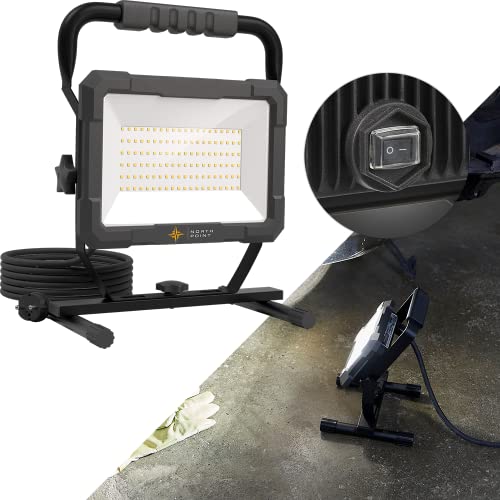 Northpoint LED Blackline Baustrahler Arbeitsstrahler Fluter 100W Leistung 8000 Lumen