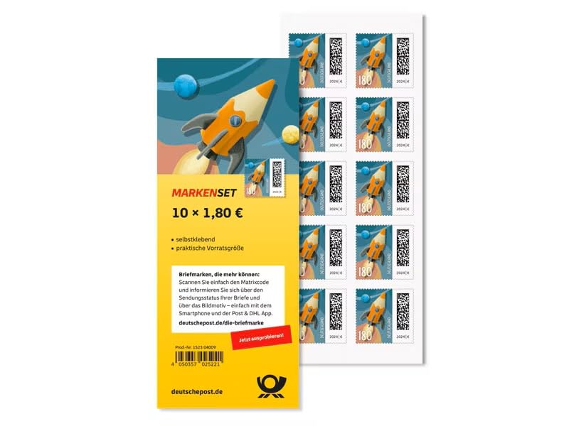 Deutsche Post Briefmarken 10 x 1,80 Euro Briefmarken...