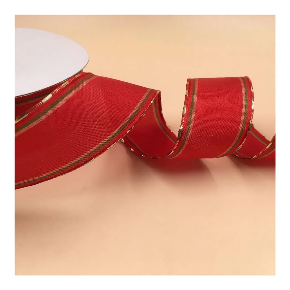 Nastro da 25 iarde e 38 mm for confezioni regalo di compleanno, Natale, matrimonio, decorazione fai da te