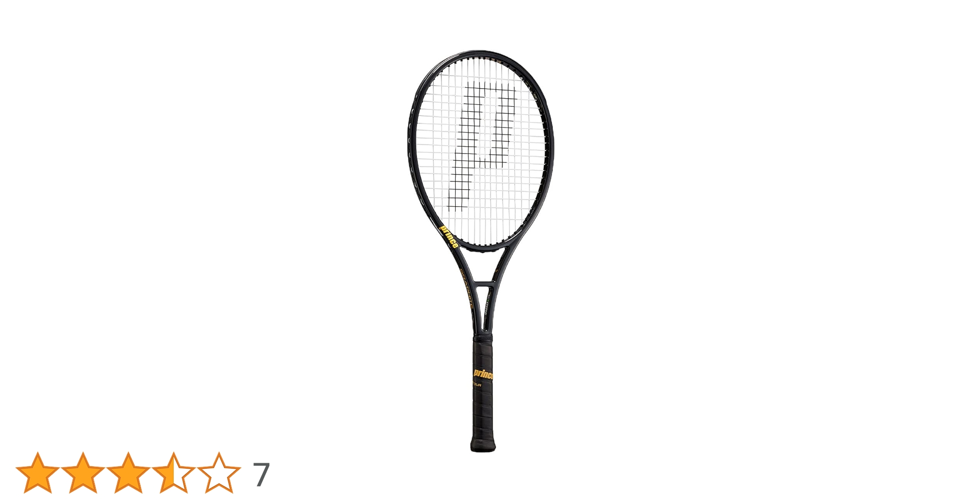 Prince Tennis Racquet Phantom Graphite 97 (G2) Black, 27