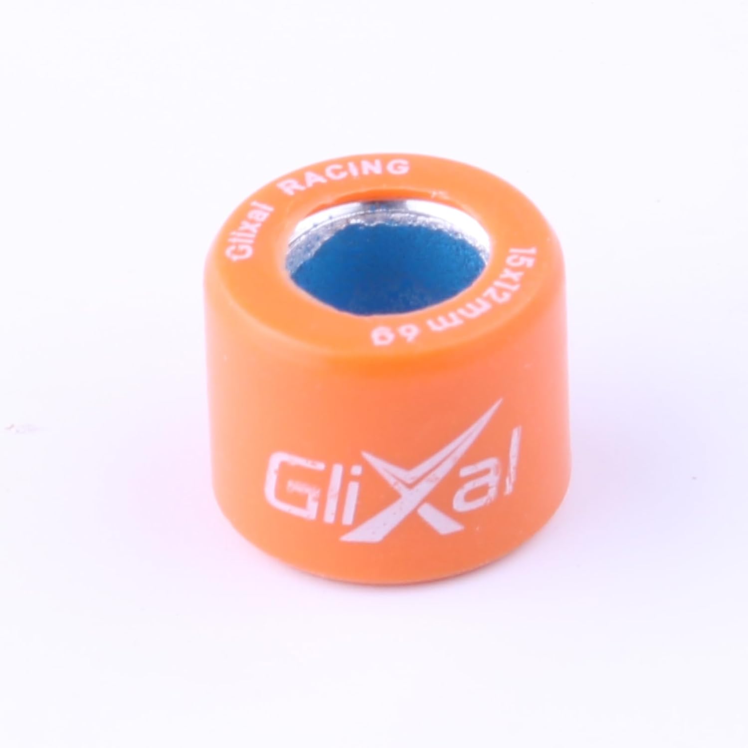 Glixal 15x12mm High Performance Racing Variator Roller Weights Set for Yamaha Jog Vino Zuma 50, Aprilia, Keeway, CPI 2T Scooter Moped ATV 1PE40QMB Minarelli Engine (6 Gram)