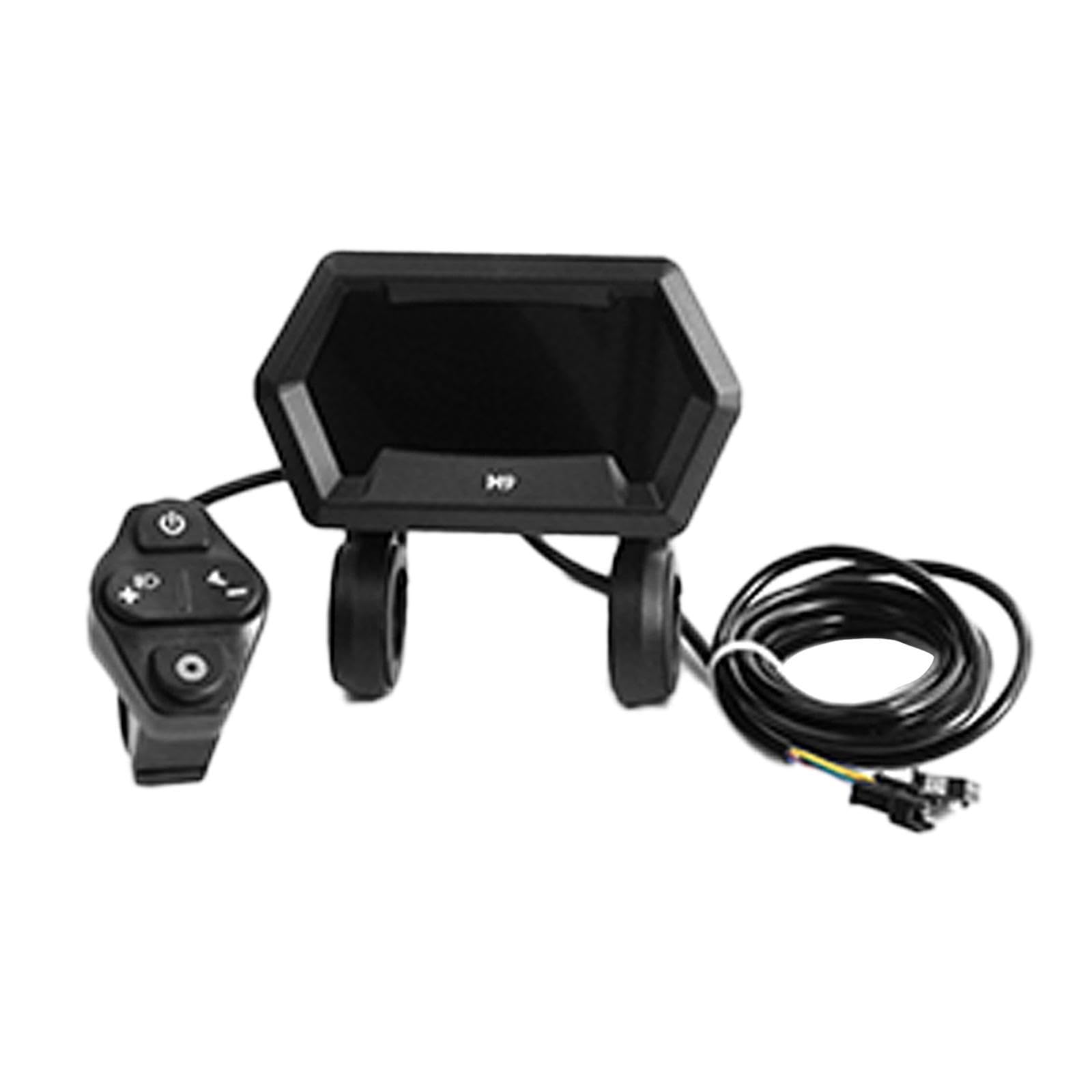 CAQYPVH Electric Bicycle LCD Display M9 Stable Easy to Install Control Panel Speedmeter Modification for Attachments, SM Connector