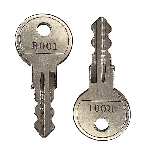 Image of 2 Keys (R001) for Southco Truck Rv Camper Trailer Baggage Compartment Door /Cap /Topper Lock (R001 (2))