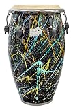 Toca Conga Erik Piza 12 1/2‘ Tumba, Gloss Black/Color Splashes
