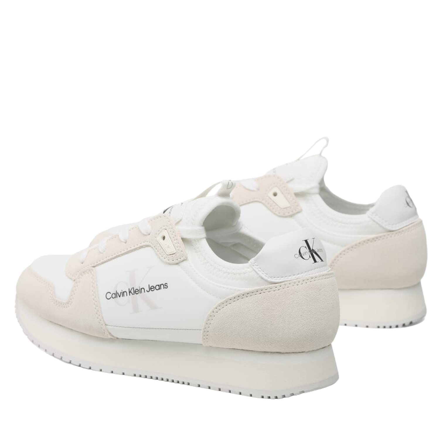 Calvin Klein Zapatillas Deporte Ym0ym00553 Laceup NY-LTH 0k7 White-Ivory 46 para Hombre