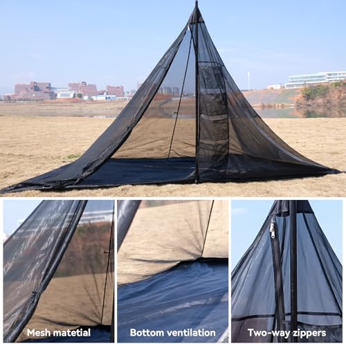 Carpa Tipi para Camping 3-4 Personas 4 Estaciones miniatura 2