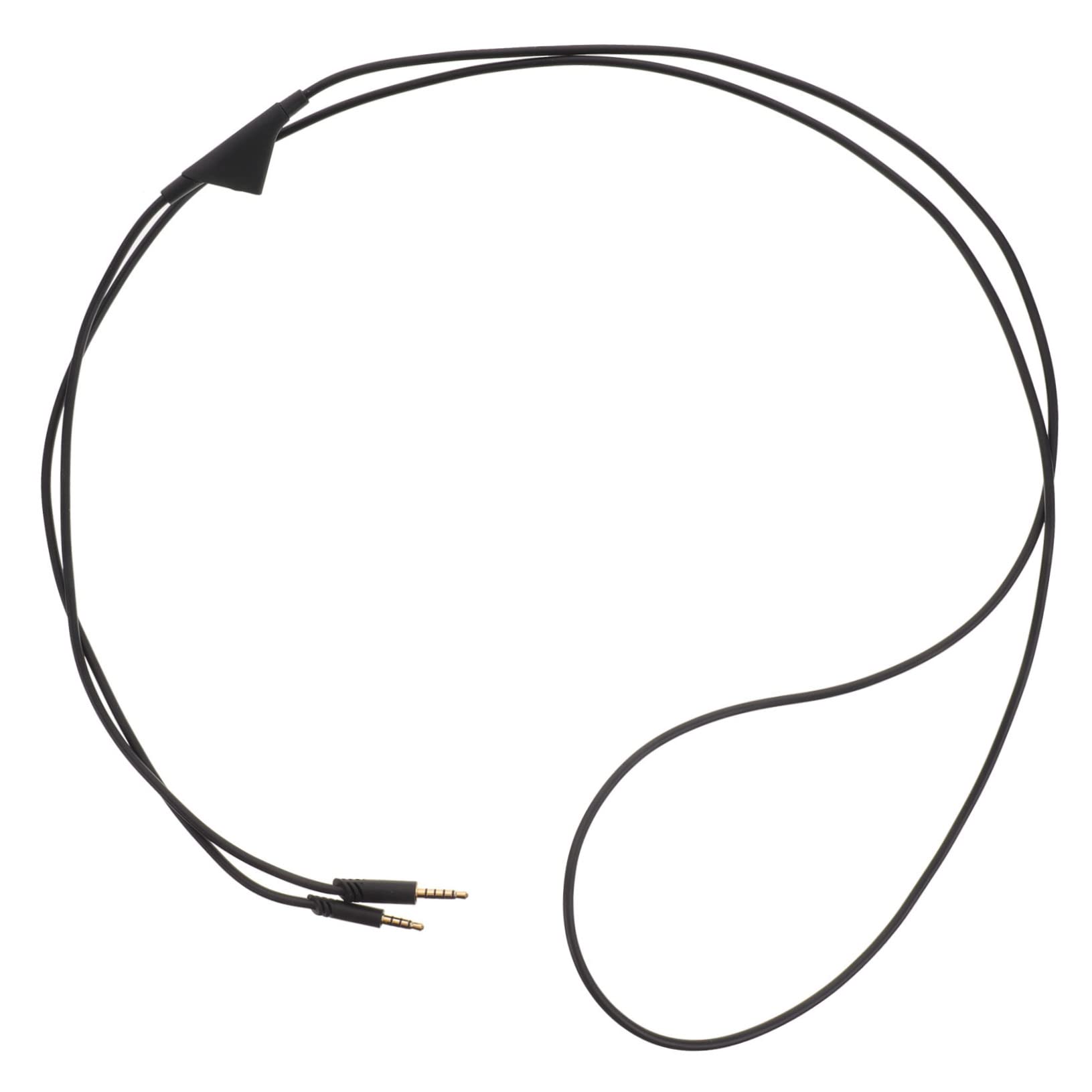 OSALADI 4pièces Câble Audio De Remplacement Pour Écouteurs Cordon Pratique Et Pour Expérience Audio Optimale Avec Prise Noire