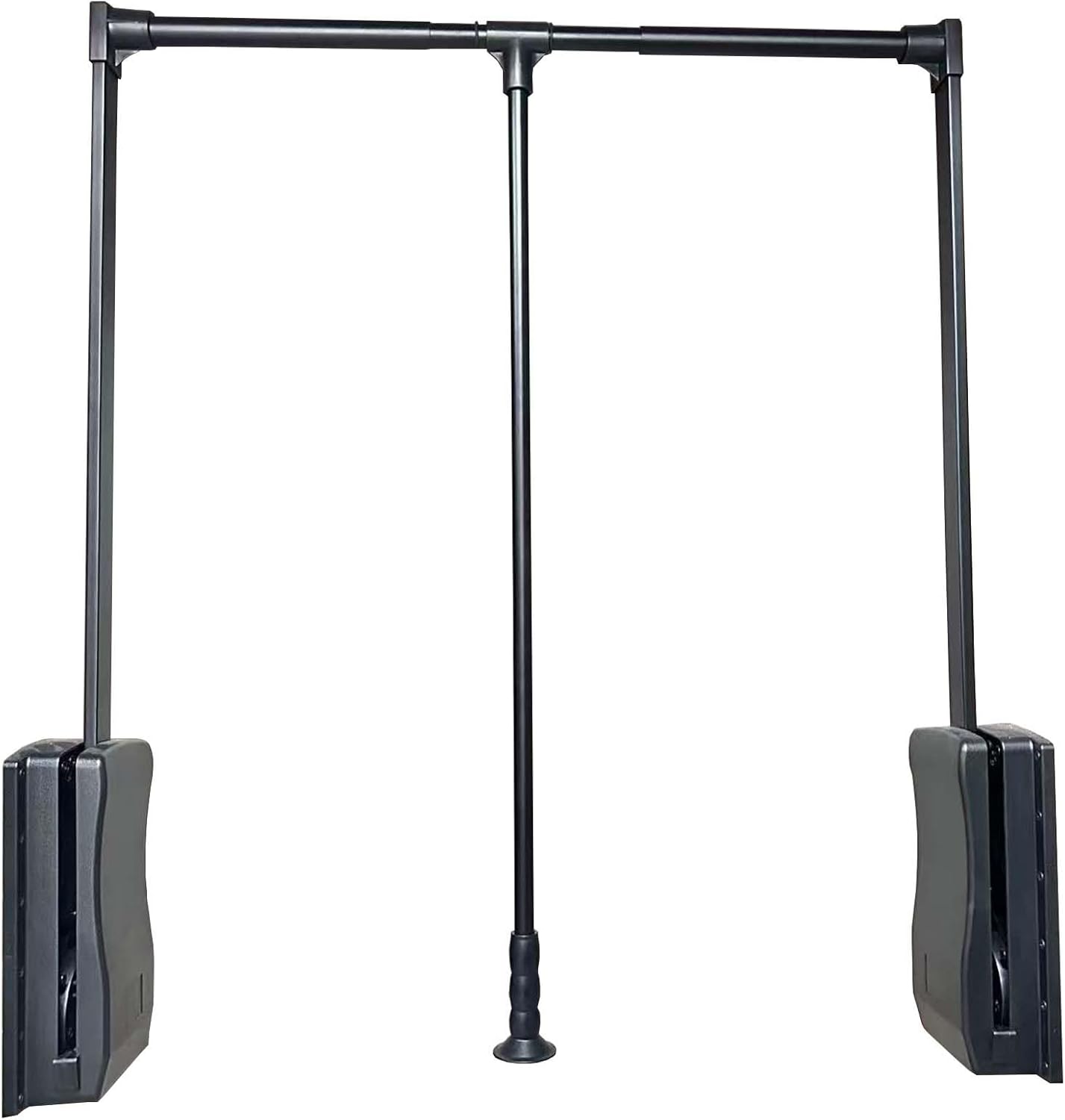 SIMILAR TO Wardrobe lift clothes rack,Pull Down Closet Rod for Hanging Clothes, Retractable Wardrobe Hanger for Cabinet, Aluminium alloy Tubing with Plastic Housing (MEDIUM:66-89CM/26-35IN) MEDIUM:66-89CM/26-35IN AS IS