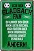 Produktbild WOGEKA ART Retro Blechschild Ich bin Gladbach Fan Fußball witziger Spruch als Geschenk-Idee zum Geburtstag Weihnachten zur Dekoration 20x30 cm Vintage-Design aus Metall 1506
