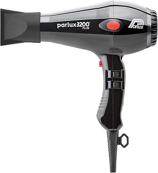 Parlux 3200 Compact Plus Hair Dryer, Black 8021233136016