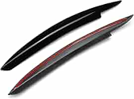 Sopracciglia Fari Per Volkswagen Golf 6 MK6 2008-2012 - Nero Lucido, In ABS, Stile Aerodinamico - Foto 6