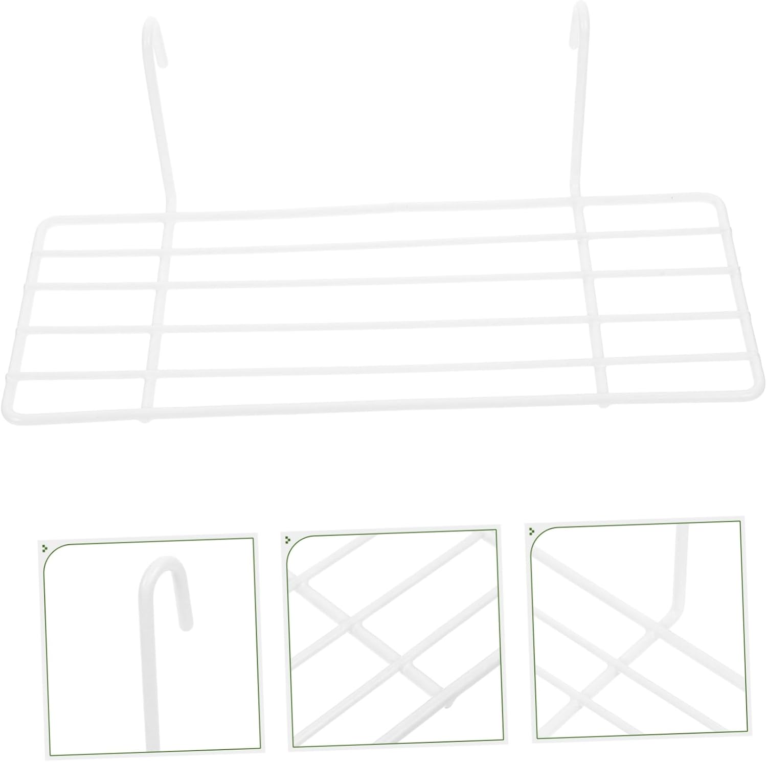Hanging Parrot Platform Stand Sturdy Perch for Cage Easy to Install Wall Mount Bird Cage Supply for Parakeets Conures and Lovebirds