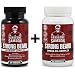 Beard Grower Vitamins & Omega-3 Beard Growth Product to Grow Thicker Beard Faster | A best facial hair grower, beard vitamin - for Beard Starter, Patchy Beard or to Grow Thick Beard