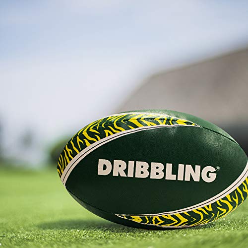 Dribbling by Sportcom Training Rugby Ball, Official Size 5, Hand-Stitched, Standard Adhesive Grip, Country Flags Models, Ideal for Practice for Youth and Adults - Thumbnail 2