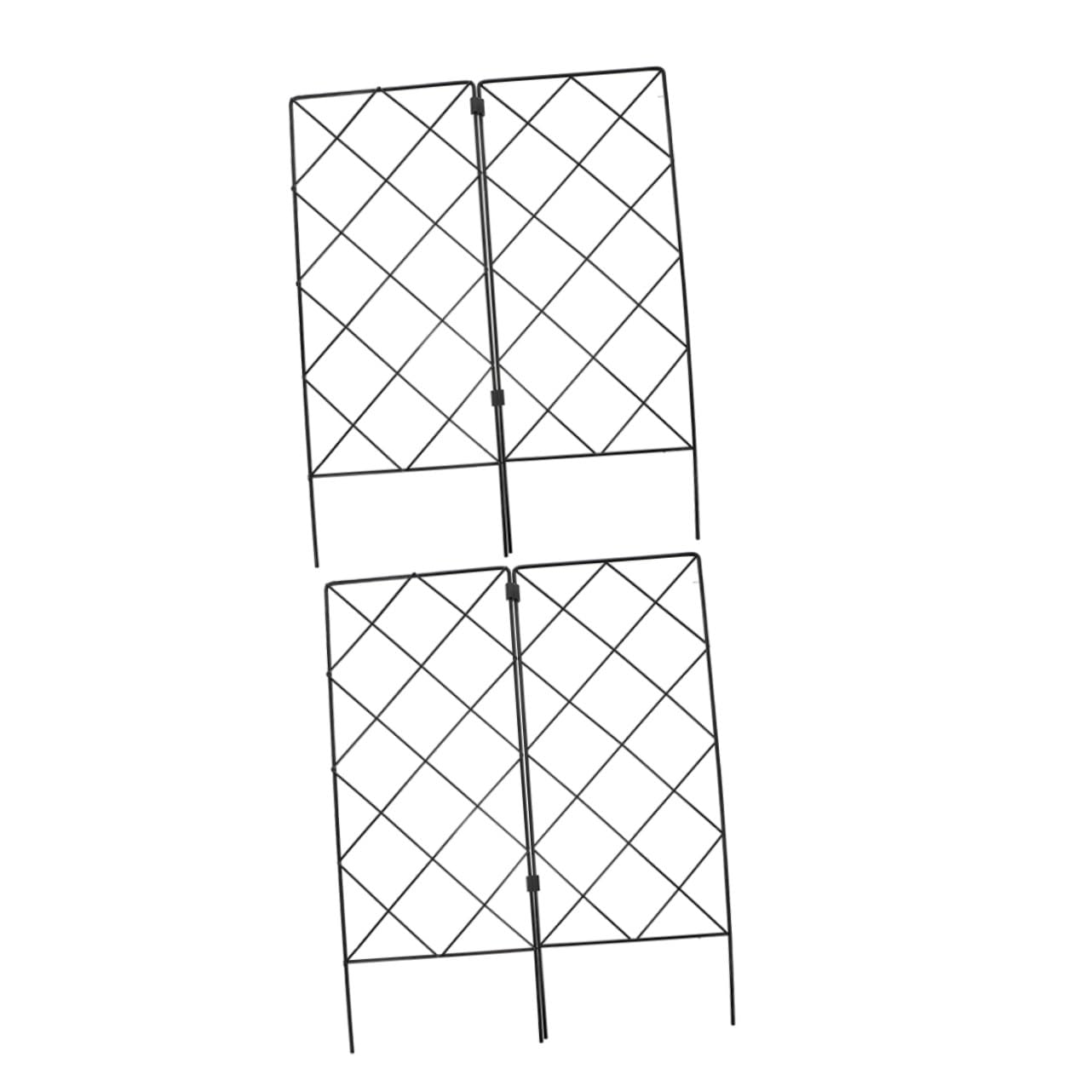TOYANDONA 2pièces Lot de Treillis pour Plantes Grimpantes de Jardin Support pour Plantes Pot Treillis Décoratif pour Intérieures Jardin