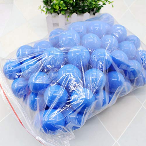 BESPORTBLE 50 Stücke Lotterie Ball Lottobälle Spielball Lotteriekugeln Kinderspielzeug für Weihnachten Xmas Familienspiele Partyspiele Party Dekoration Supplies 4cm Blau