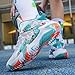 Basketball Shoes Sneakers for Men Breathable Sports Cushion Fitnes for Road Runnning Shoes, Green, Size 7