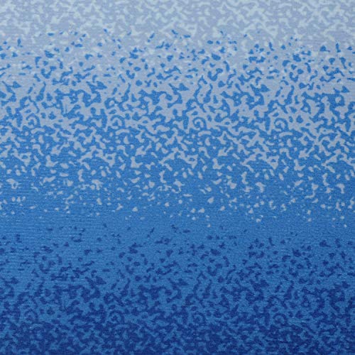 Calitime Pack Of 2 Cozy Fleece Throw Pillow Cases Covers For Couch Bed Sofa Farmhouse Modern Gradient Ombre Rainbow Stripes 18 X 18 Inches Grey To Navy Blue #TOP5