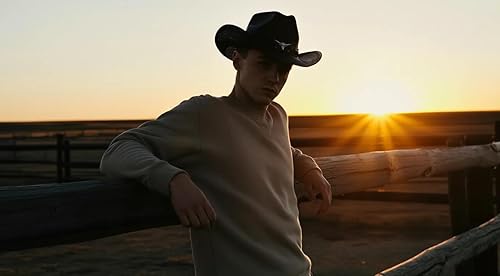 Miniatura 4 de thuizen Sombrero de vaquero de paja con corona de ganadero occidental para hombre y mujer