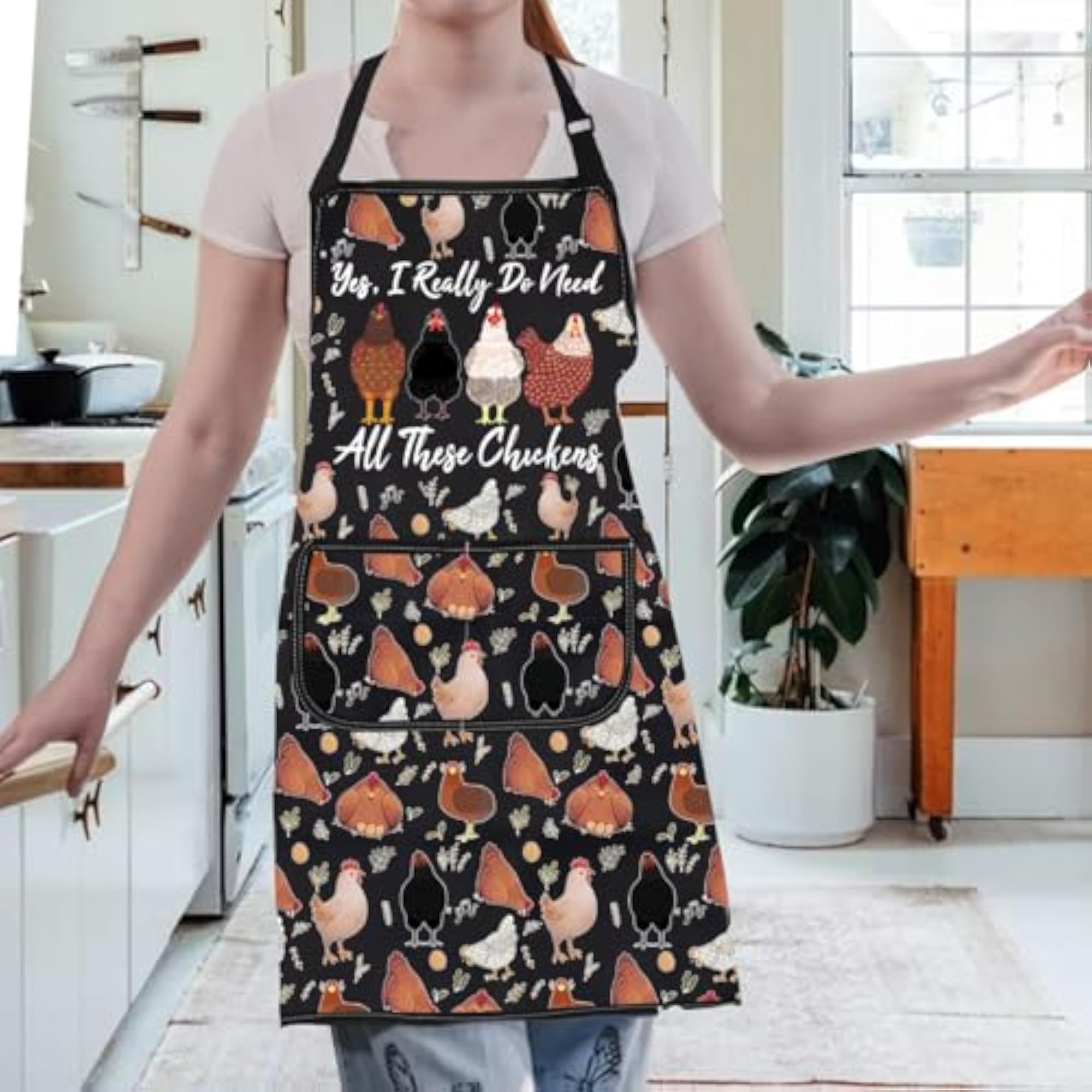 Chicken Lovers Kitchen Apron Gift