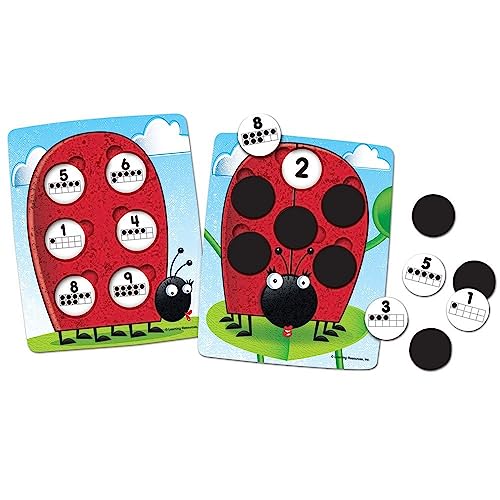 Learning Resources 10 on the Spot Ten Frame Game miniatura 2