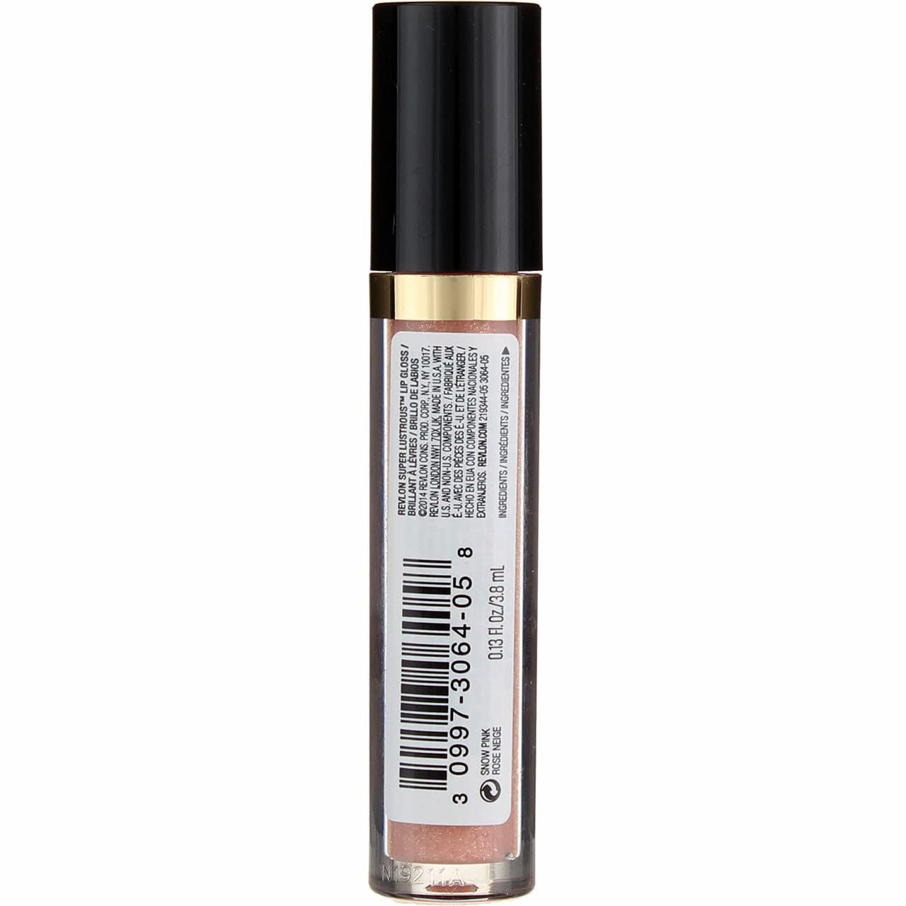 Revlon Super Lustrous Lip Gloss, Snow Pink .13 oz (Pack of 7)