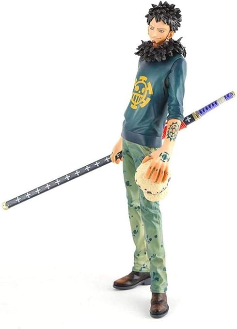 Amazon Co Jp Shwsm おもちゃ One Pieceトラファルガー ローモデル像の装飾ファッションギフトアニメーションキャラクターモデルアクションフィギュア 26cm Firstクラス ホビー