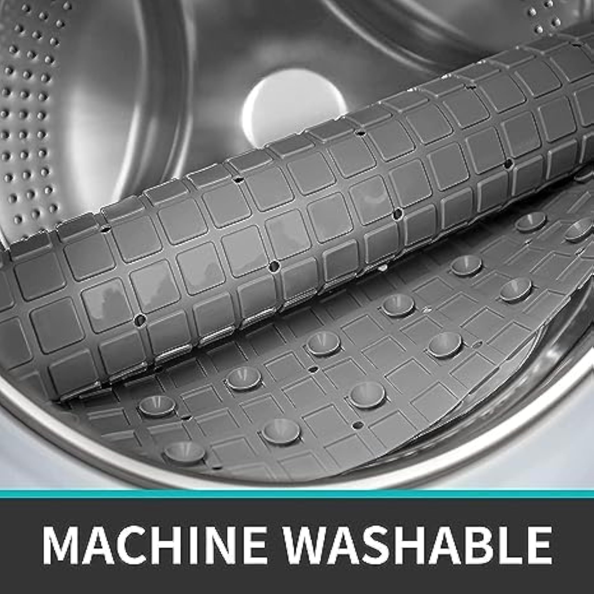 Large Non Slip Bathtub & Shower Mat Organizer