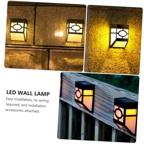 Lámparas solares LED de pared IP65 para iluminar zonas oscuras exteriores sin cables 3