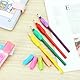 Ergonomische Bleistift Griffe 40 Pcs mit 8-Farben, Silikon Bleistifthalter für Kinder Handschrift, Kleinkind Gel Bleistift Kissen Griffe, Dreieck Stift Griffe für Erwachsene Schreibhilfe, Classic