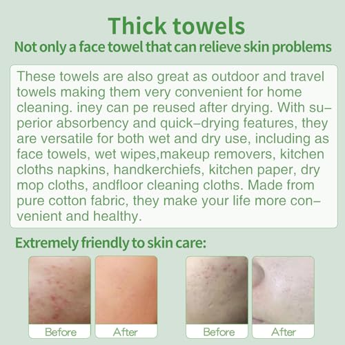 Clean-Towels-XL-Big-and-Thick-Towels-Multipurpose-Towels-Reusable-Towels-Facial-Towels-Disposable-Face-Towels-Makeup-Remover-Wet-and-Dry-Wipes-1-Pack-50-Count-118-x-98-Inches